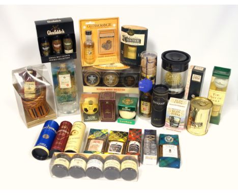 Miniatures - Glenfiddich Single Malt Scotch Whisky Selection, containing Special Reserve 12 Y.O., Solera Reserve 15 Y.O., Anc
