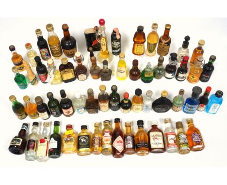 Miniatures - Whiskies including Glenkeith Single Highland Malt, distilled before 1983, John Power &amp; Son Irish Whiskey, Se