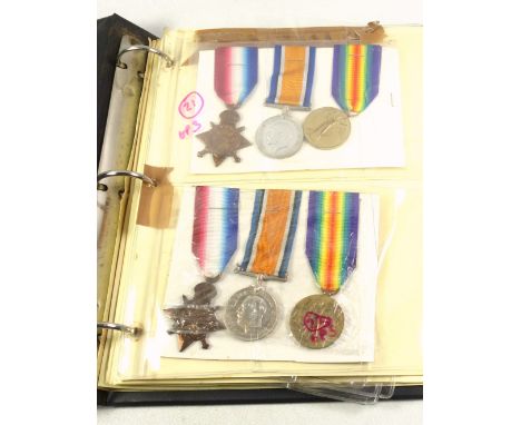 George V group of 3 First World War medals, comprising he 1914-15 star, War and Victory medals awarded to 2391 Pte. R. J. Spe
