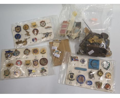 COLLECTION OF ENAMEL BADGES