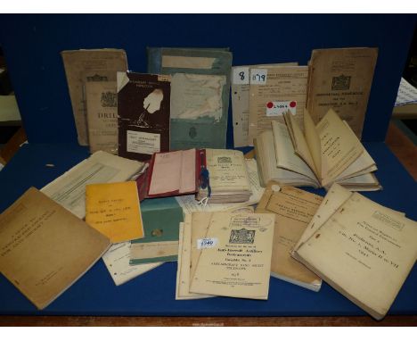 A quantity of Military books including Field Service Pocket Book, Anti Aircraft Training, Gun Modifications from 1938, Drill 