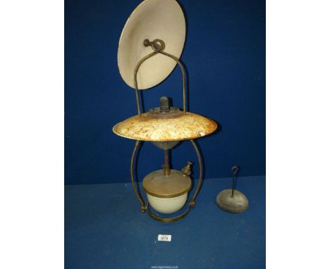 A hanging Tilley Lamp, model K.L 80.