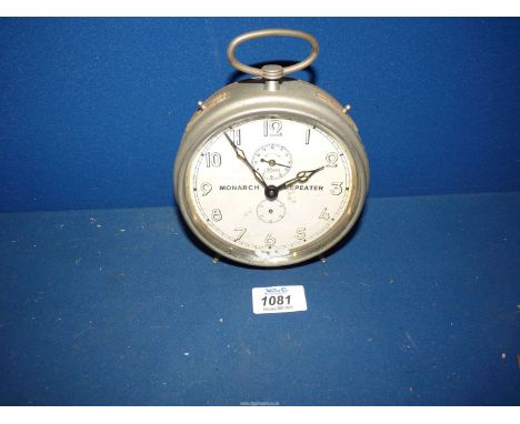 A vintage Kaiser Monarch Repeater alarm clock.