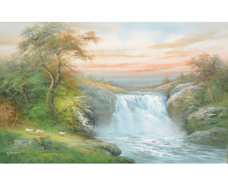R. Danford, landscape, oil on canvas, signed.