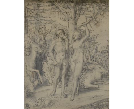 After Clement, "Vue de Schadau", hand-coloured print, visible 30 x 40cms and other prints.