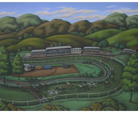 Paul Horton, "Sport of Kings", Giclee print on paper. 51 x 60cms..