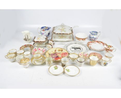 A quantity of mixed ceramics including a Wedgwood plate "Commemoration Ox Roasting 17th June 1931" for the Hyde Jubilee, a Ro