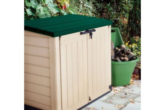 Keter Outdoor Storage Box Wheelie Bin Tools Lock Up Garden Keter Outdoor Storage Box Wheelie Bin Tools Lock Up Garden Unit Plastic Shed Usual Ing Pri