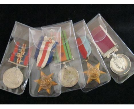 Group to 2027640 Sjt G Caseley RE (number corrected), 1939-45 Star, France & Germany Star, Defence & War Medals and GVI Regul