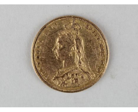 Sovereign 1887 (JH) VF but with a few light scratches