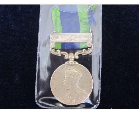 IGS with North West Frontier 1930-31 clasp named BR. Khuda Baksh, 2-9 Jat R. VF