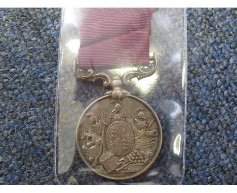 Army LSGC Medal QV named 2138 Sergt T Witham Yorks Regt. VF