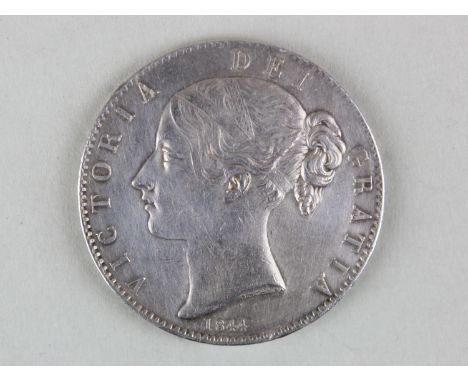 Crown 1844 star stops GVF with a tiny edge bruise and a few light contact marks obverse
