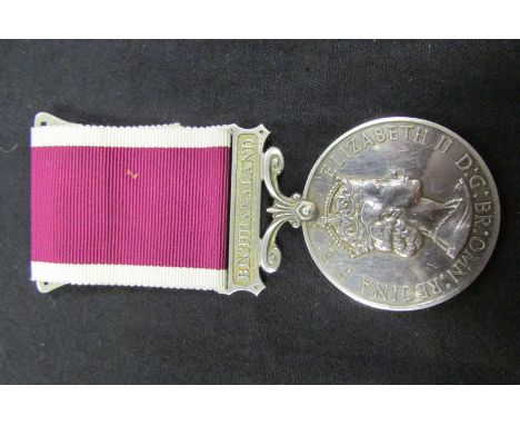 Bechuanaland QE2 Long Service GC Medal named to 1725 Tpr R Legona BECH. PROT. POLICE. Few light contact marks VF