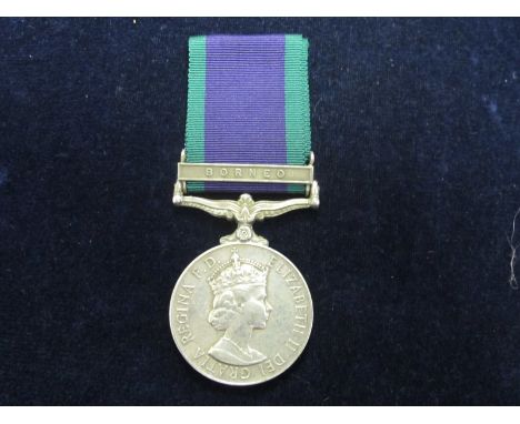 CSM with Borneo bar to Flt Of k m rae RAF