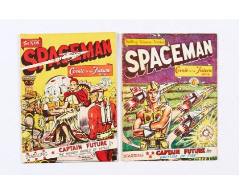 Spaceman (Gould-Light 1950s) 4, 14. From the Peter Hansen Archive [vg-/gd] (2)
