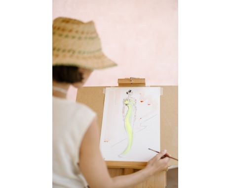 'Vic is an artist specialising in portraiture for fashion and luxury events. Her work is celebrated for capturing the essence