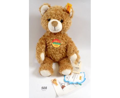 A Steiff Original Cosy Friends teddy bear 26 Gold 022791 with tags 