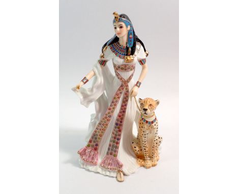 A Royal Worcester Nefertari figure, 24cm tall 