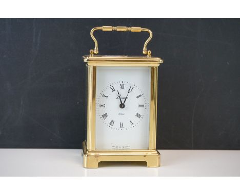A contemporary French made carriage clock by Bayard. 