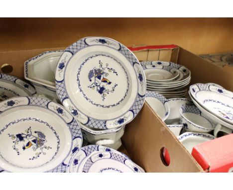 A vintage Georgetown collection by Wedgewood Volendam pattern dinner service. 
