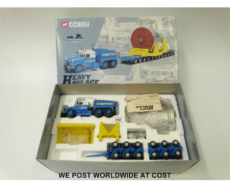 Corgi Heavy Haulage limited edition diecast model Econofreight Heavy Transport Ltd Scammell Contractor with Nicolas Bogie Tra