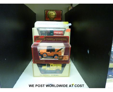 Twenty-six Matchbox Models of Yesteryear diecast model vehicles, all in original boxes. 