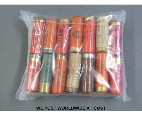Thirty various collectors' shotgun cartridges including local interest, Bath and Bristol, various gauges from .410 to 10 bore