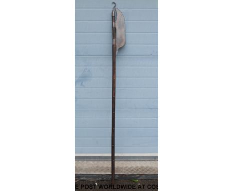 A replica Lochabar axe polearm, with Maltese cross armourer's marks, length 93cm