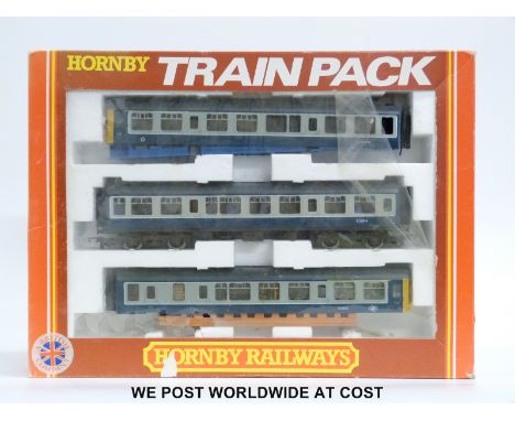 Hornby 00 gauge BR '3 Car DMU' train pack R.403, in original box.