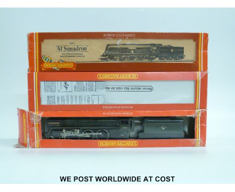 Three Hornby 00 gauge 4-6-2 locomotives limited edition SR West Country Class 'Exeter' R.320, BR 'William Shakespeare' R.329 