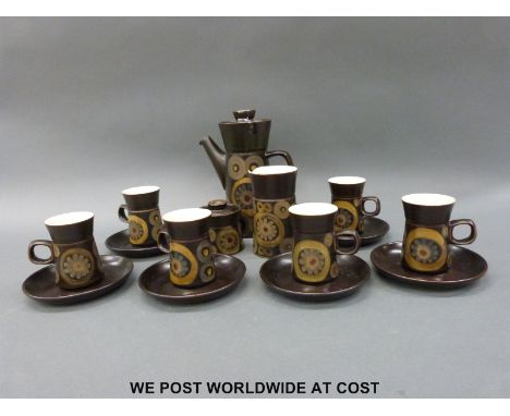 A quantity of retro Denby and Minton Grasmere tea ware and Royal Doulton 'The Coppice' plates and ceramic tray