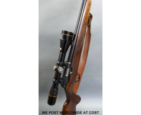 BRNO 581 .22 semi-automatic rifle with 22 inch barrel and Nikko Sterling Gold Crown waterproof 4x40 scope, overall length 98c