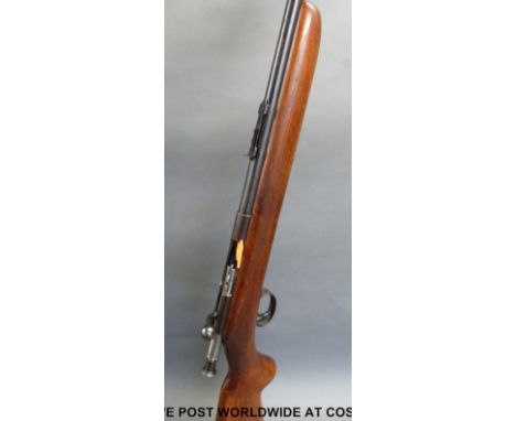 BSA Sportsman-Five bolt action rifle with 25 inch barrel, overall length 119cm, serial number KD62751. PLEASE NOTE THAT A VAL