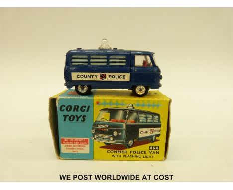 Corgi Toys diecast model Commer Police Van with Flashing Light, 464, in original box. 