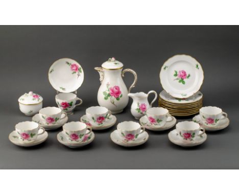 Teller Speiseteller Meissen Indisch grün reich Goldrand I Wahl Ø25,3cm 