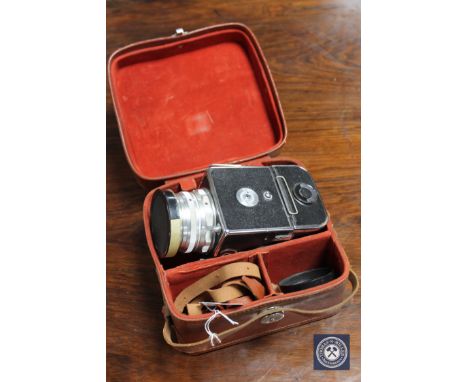 A Zenith 80 medium format 6 x 6 camera in case
