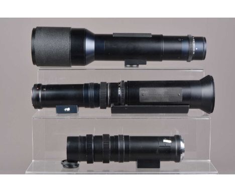 A Leitz Wetzlar 560mm f/6.8 Telyt Lens, R mount, serial no 2849115, 1977, slide focusing smooth, barrel G, some light scratch