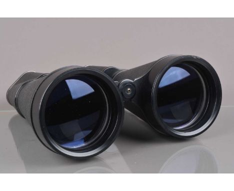 A Pair of Hilkinson Comet 15x80 Field 3.5° Binoculars, serial no 2218, body G-VG, light wear, elements G, light fungus to lef