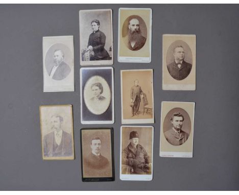 Cartes-de-Visite, overseas, portraits - Notman, Montreal (1), Melbourne, Australia, manuscript dedications in same hand verso