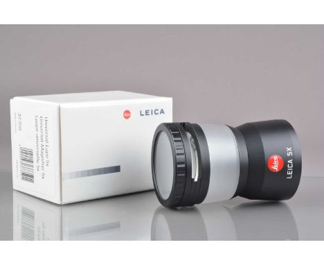 A Leica 5x Universal Loupe, 37350, VG, with manual, in maker's box