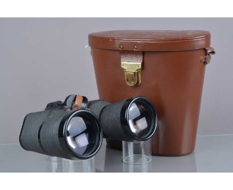 A Pair of Carl Zeiss 15x16 Binoculars, made in Germany, serial no 584834, body G, some light paint scratches to front rim, el