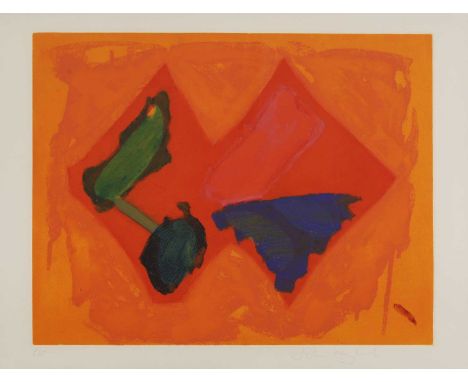 ▲ John Hoyland RA (1934-2011) 'Fly Away'etching and carborundum in colours, 1981, printer's proof, signed 'John Hoyland' in p
