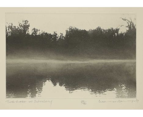 ▲ Norman Ackroyd RA (b.1938) 'The Lake at Ditchley'etching and aquatint, signed and dated 'Norman Ackroyd 19' in pencil l.r.,