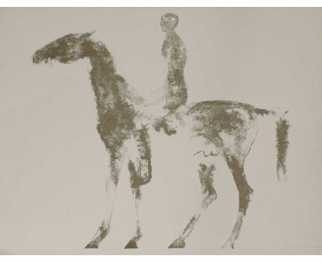 ▲ Dame Elisabeth Frink CH RA (1930-1993) 'Small Horse and Rider', 1970 (Wiseman: 40)lithographsheet 25.8 x 32.3cm, unframedCo