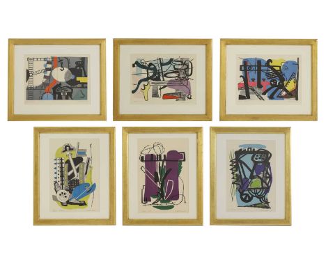 ▲ Giuseppe Santomaso (Italian, 1907-1990)  'Santomaso, Litografie a Colori' a set of six lithographs in colours, each signed 