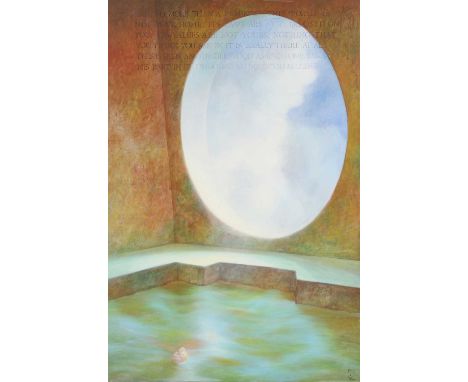 Vesna Vera (Venezuelan, 20th century) 'It Is No More Than A Reminder This World Is Not Your Home...'signed with 'Vesna Vera' 