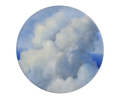 Vesna Vera (Venezuelan, 20th century) Blue cloudy skysigned 'Vesna Vera' with artist's monogram on the edge and also verso, o