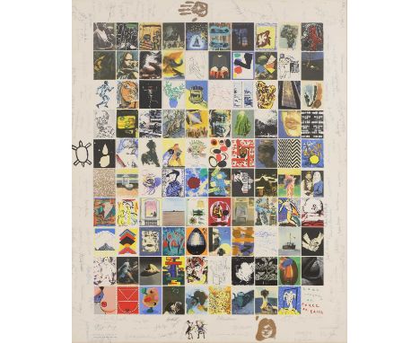 'Visual Aid For Band Aid, 1985' screenprint in colours, numbered '14/500' in pencil l.c., published by Coriander Studios with