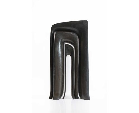Aharon Bezalel (Israeli, 1925-2012) Three gatesbronze, the largest signed, inscribed and dated 'A. Bezalel A.P. 1.N 89'23cm w